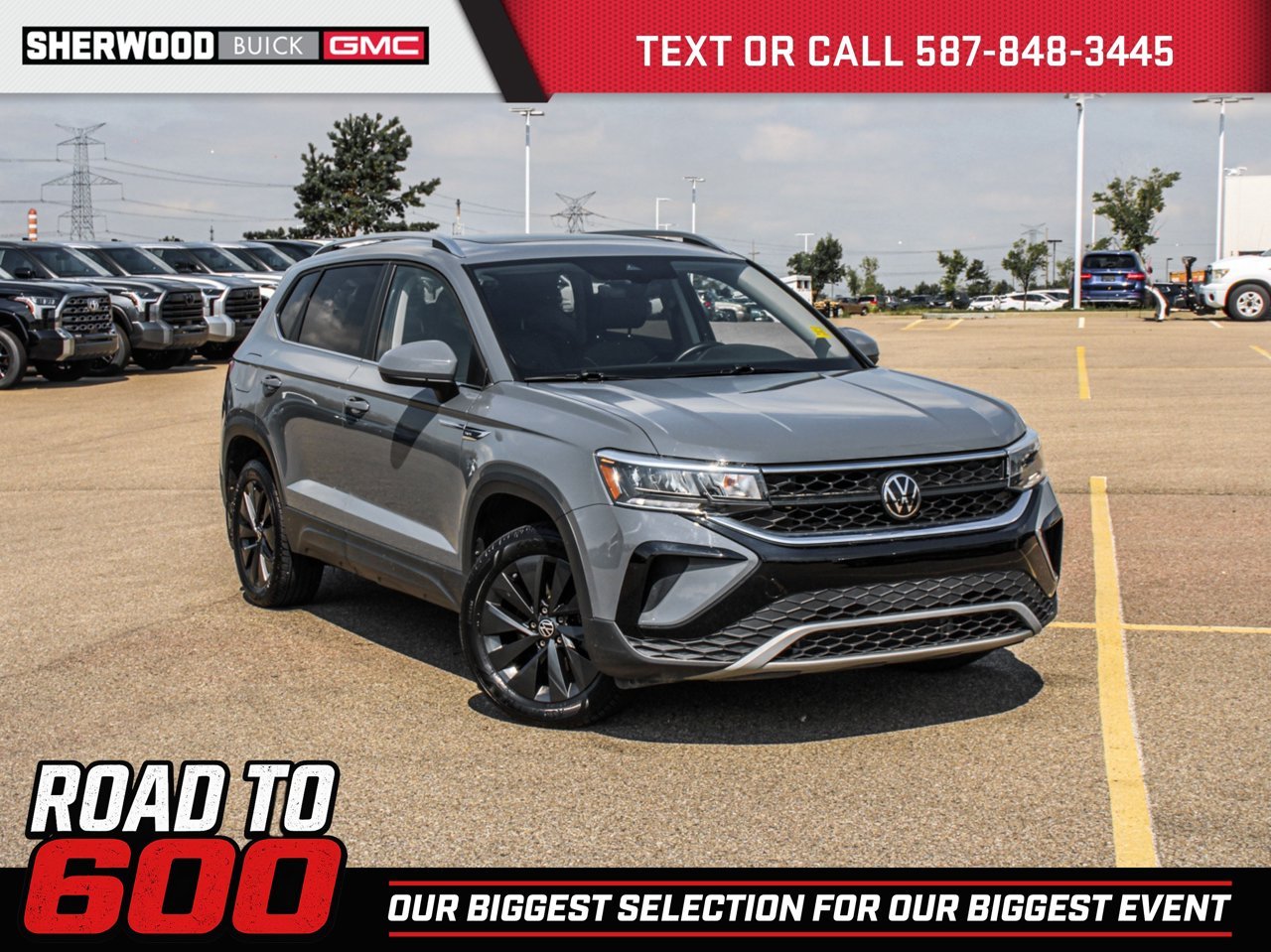 2024 Volkswagen Taos Comfortline FWD Grey Sherwood Park - photo #0