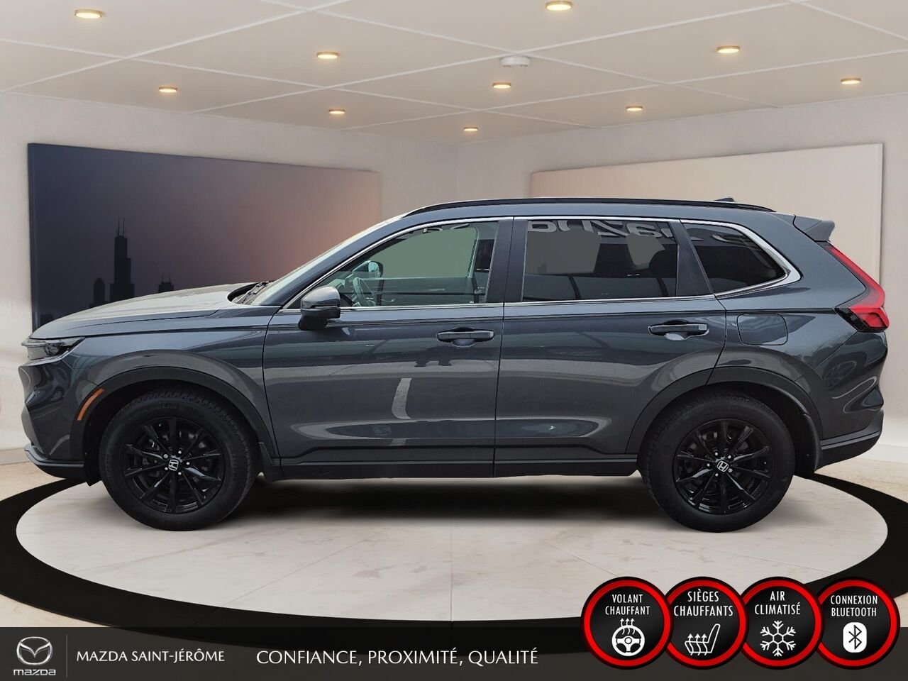 Honda CR-V Sport | AWD | TOIT OUVRANT | 2023 Gris Saint-Jérôme - photo #10