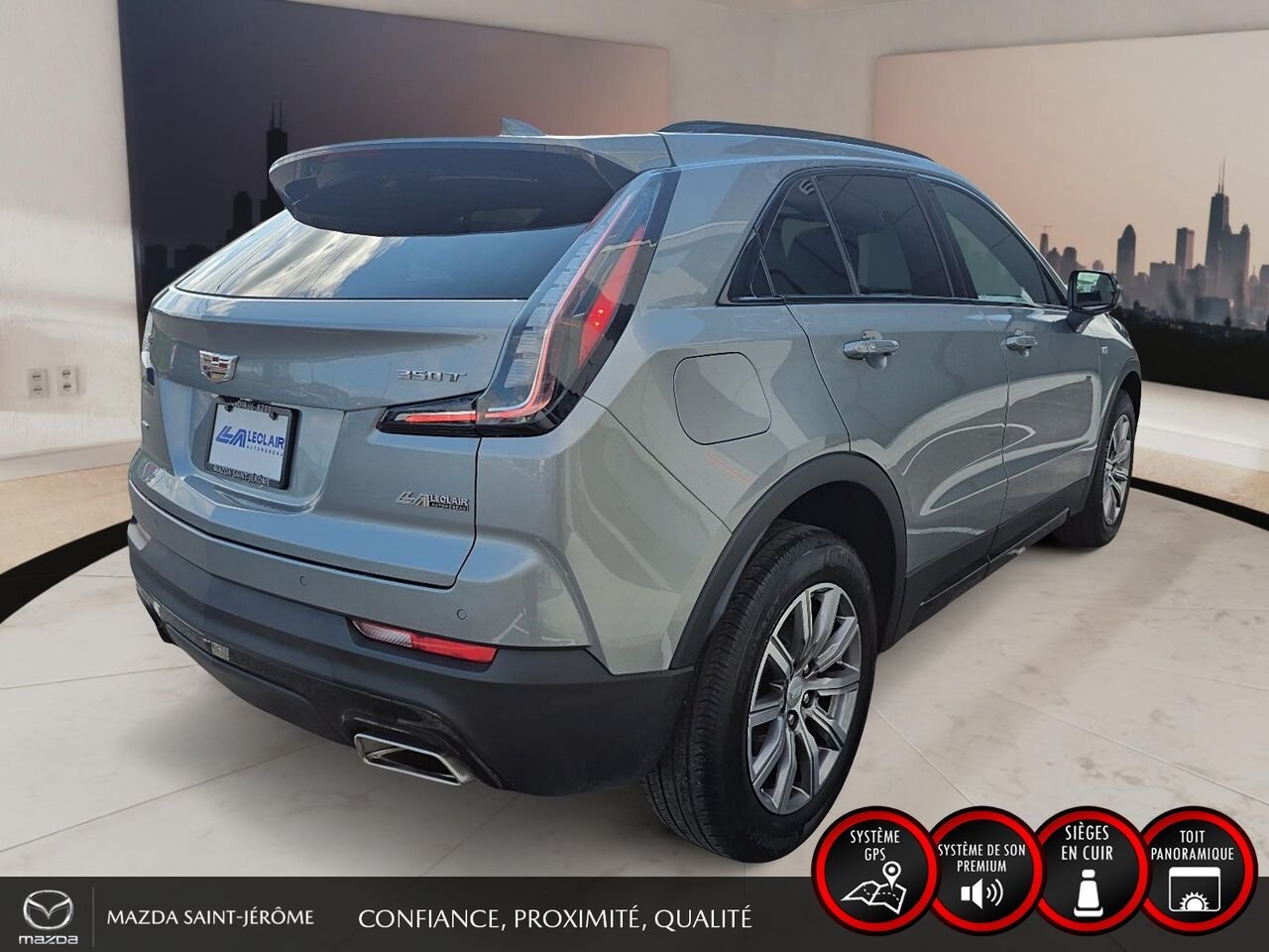 2023 Cadillac XT4 Sport | TOIT PANORAMIQUE | CUIR | AWD | SIÈGES AVANT ET ARRIÈRE CHAUFFANTS Grey Saint-Jérôme - photo #5