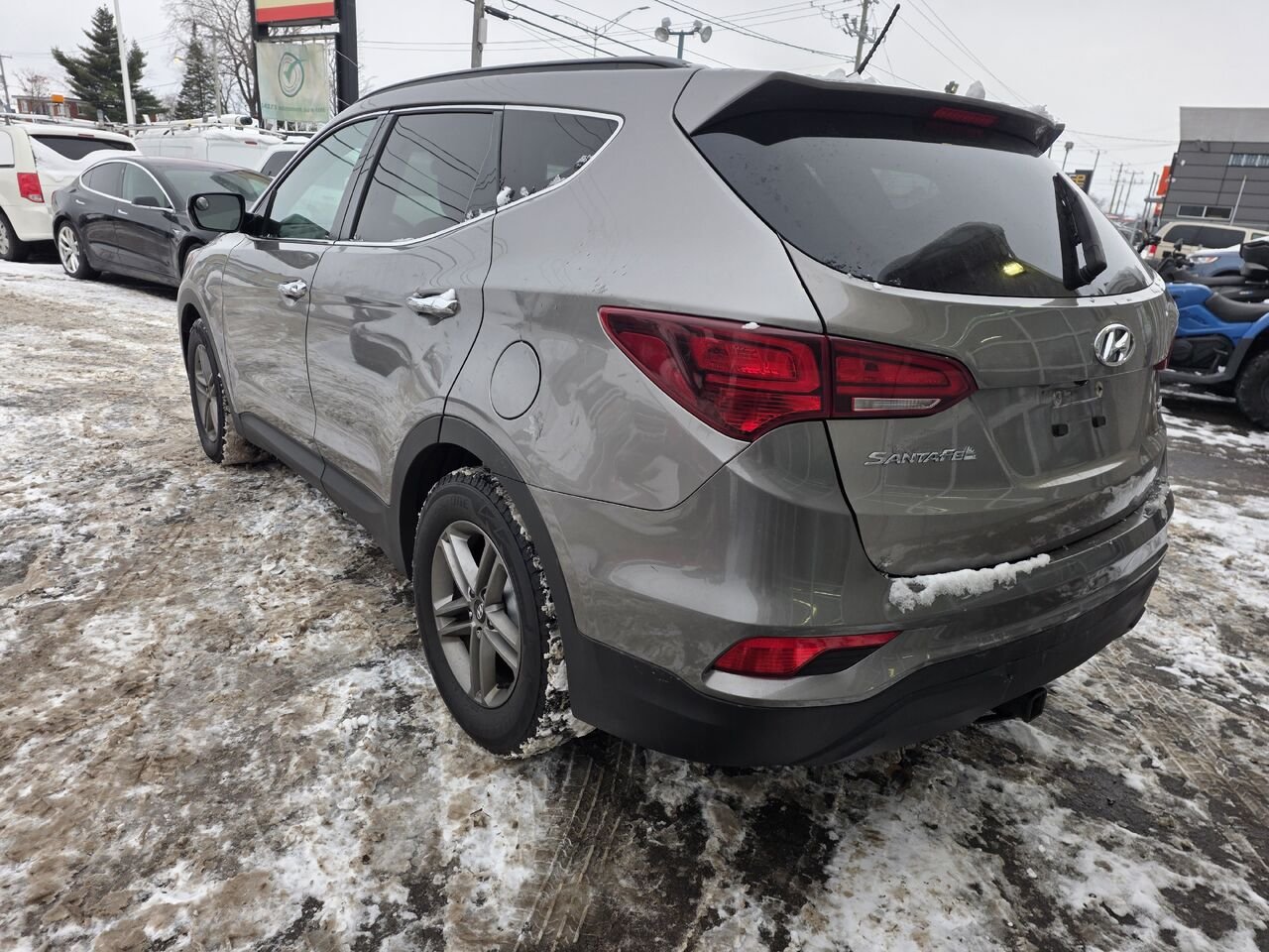 2018 Hyundai Santa Fe Sport Beige  - photo #3
