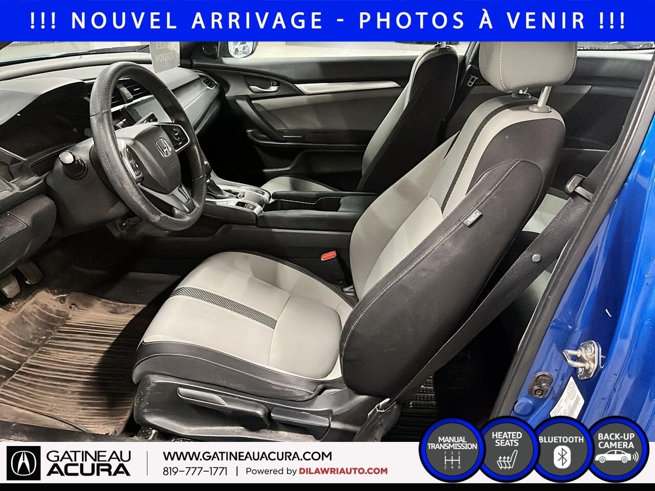 Honda Civic Coupé LX 2017 Bleu Ottawa & Gatineau - photo #8