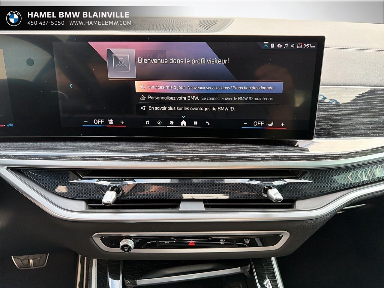 BMW X5 xDrive40i véhicule d'activités sportives 2025 Noir Blainville - photo #13