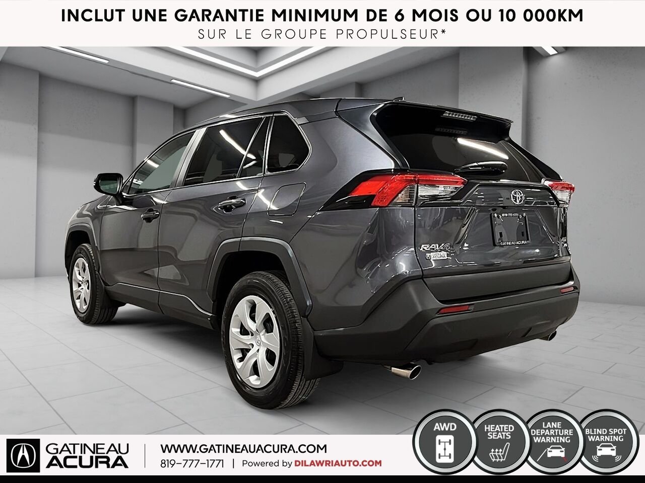 Toyota RAV4 LE AWD 2023 Gris Gatineau - photo #17