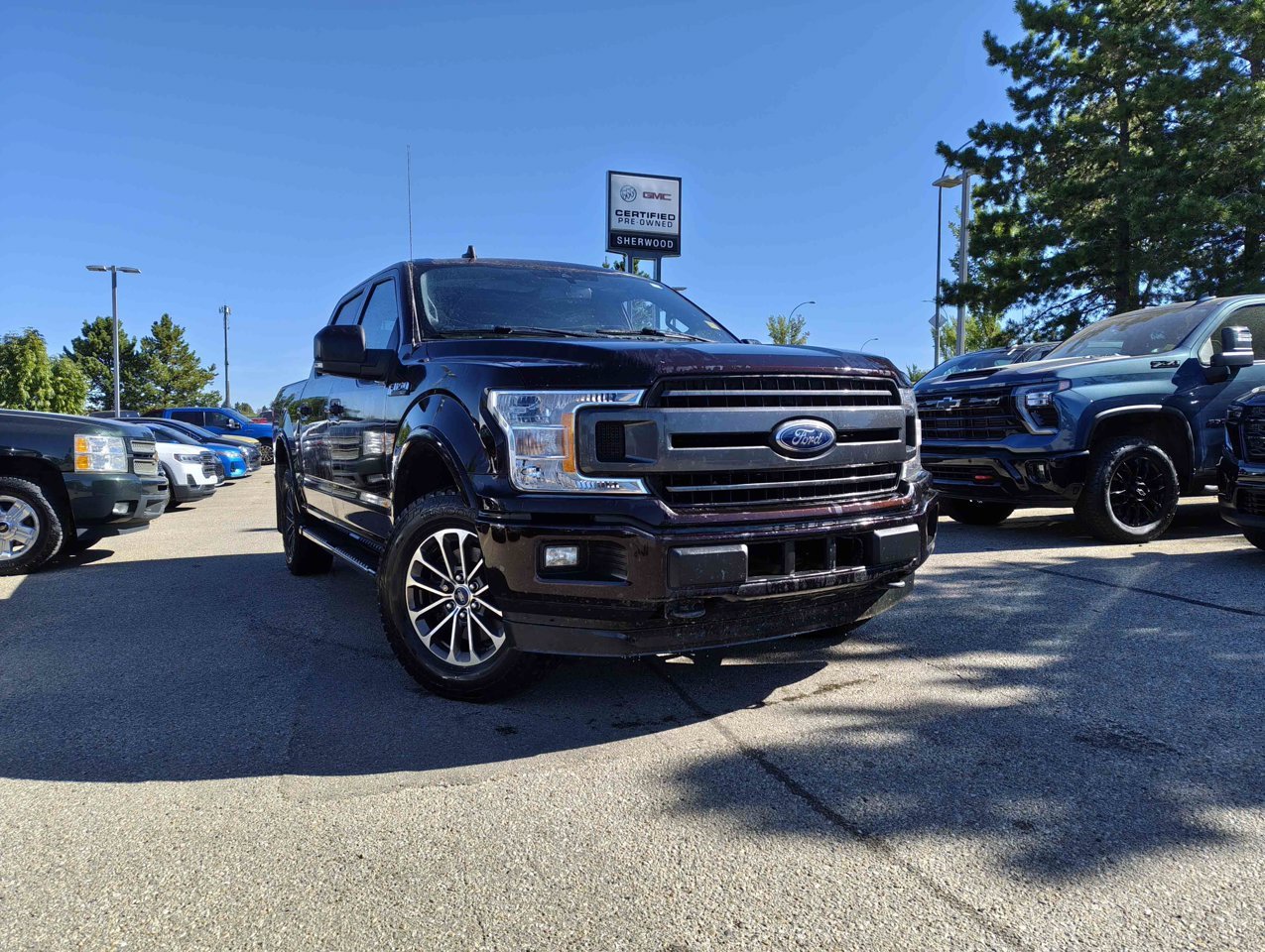 2019 Ford F-150 XLT 4WD SuperCrew 5.5' Box Orange Sherwood Park - photo #1
