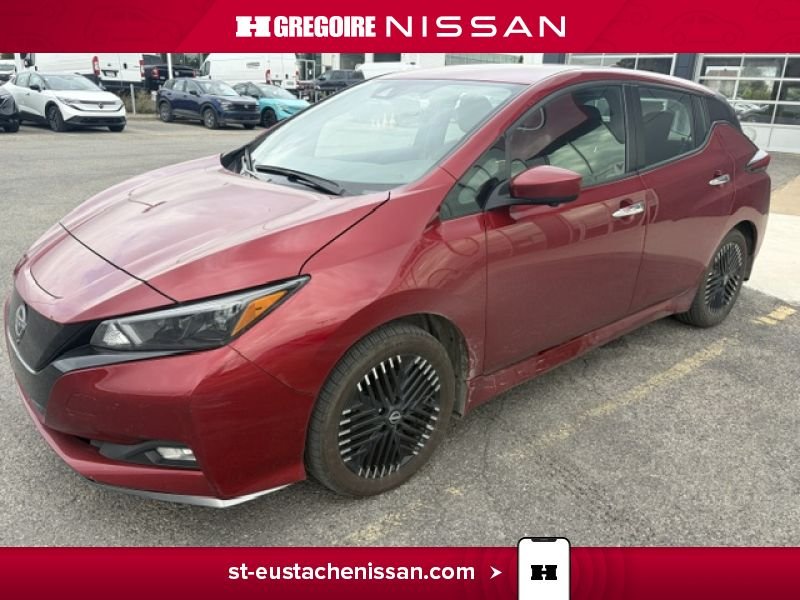Nissan Leaf SR4811 | SV PLUS BATTERIE 62 KWH SIEGES CHAUFFANTS APPLE CA 2023 Rouge Laval - photo #5