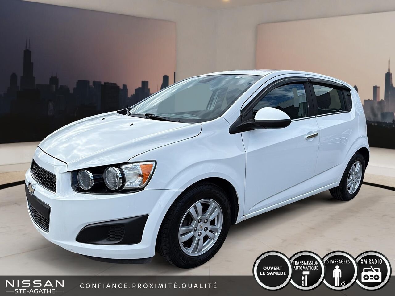 2012 Chevrolet Sonic White Ste-Agathe des Monts - photo #0