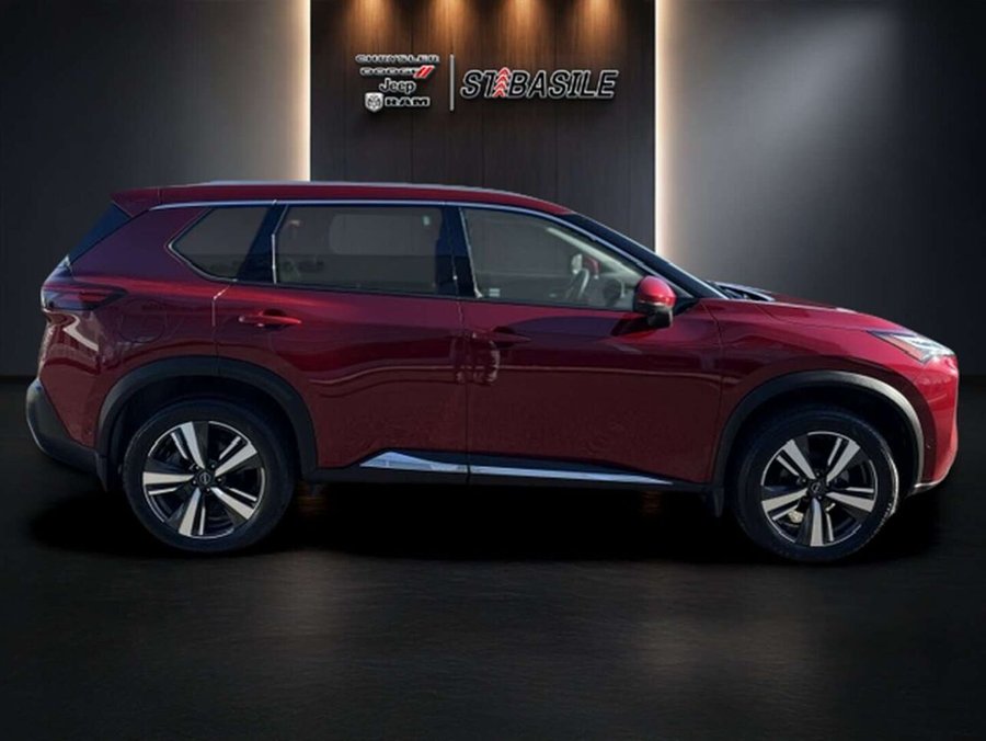 2023 Nissan Rogue PLATINUM AWD, CUIR NAPPA, TOIT PANO, 20174 KM!!!! Red
