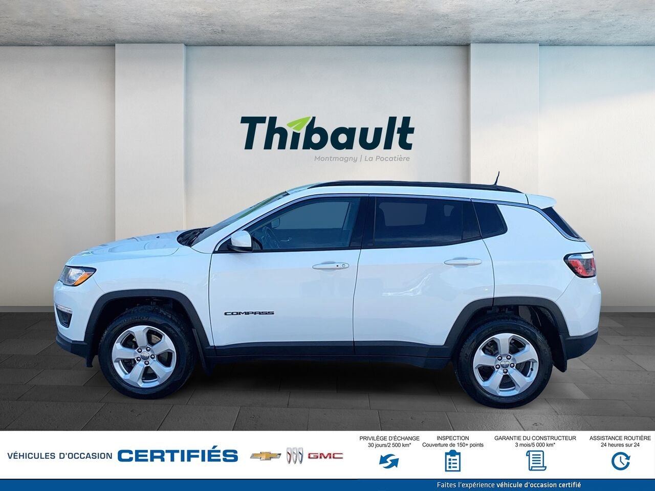 2020 JEEP COMPASS LATITUDE North 4x4 White Montmagny - photo #4