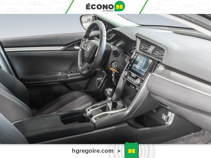 Honda Civic 822364 | LX GR ÉLEC A/C BLUETOOTH CAMÉRA 2018 Noir Laval - photo #23