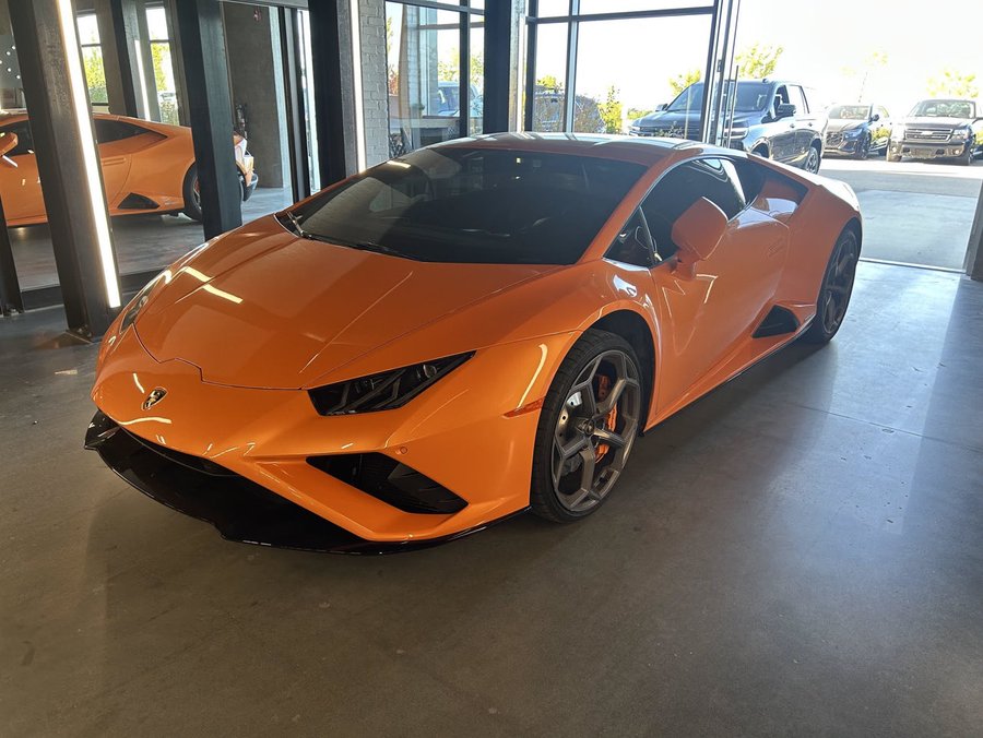 2022 Lamborghini Huracan EVO | Front Axle Lift | 20 Aesir Wheels | Sensonum Audio System Arancio Borealis Metallic