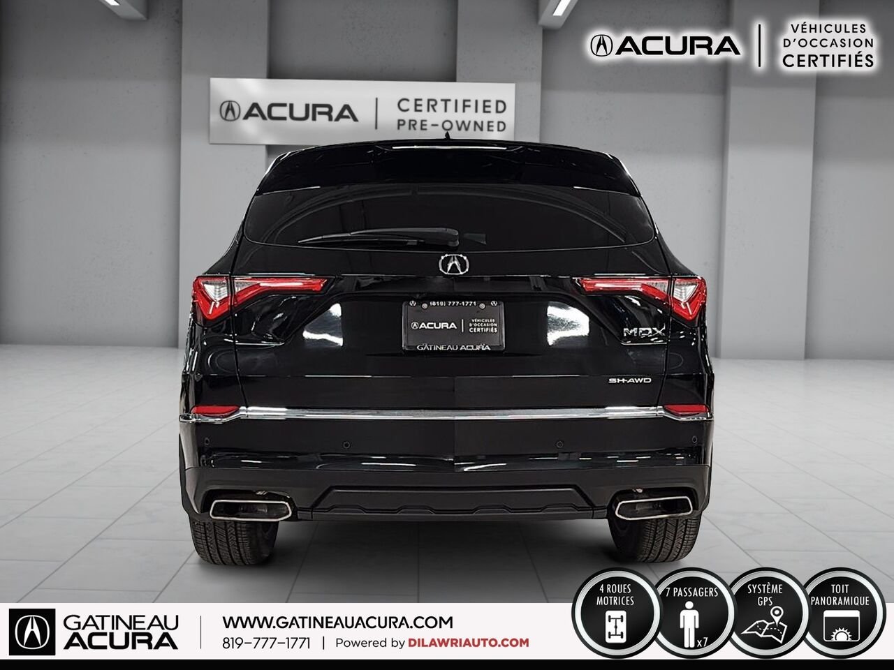 2024 Acura MDX Tech SH-AWD Black Gatineau - photo #17