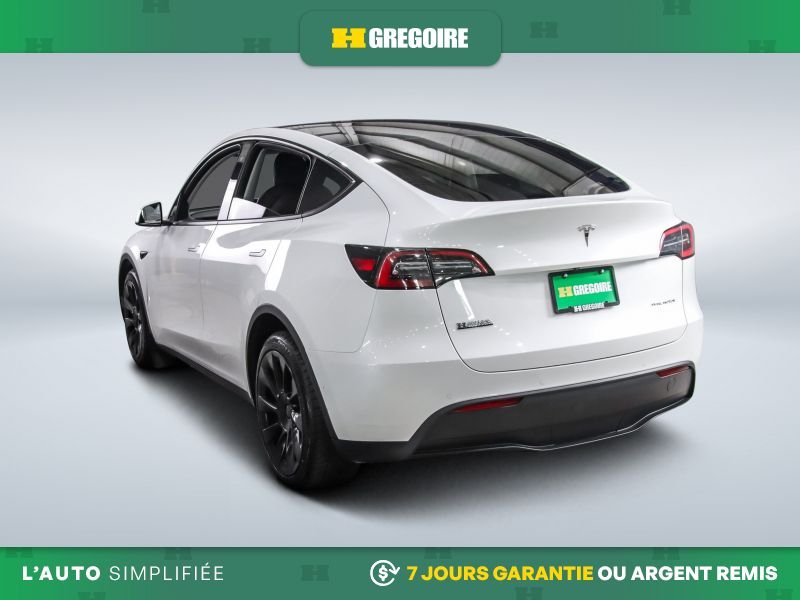 Tesla Model Y Long Range AWD AUTO A/C MAGS CUIR TOIT NAV CAM REC 2022 Blanc