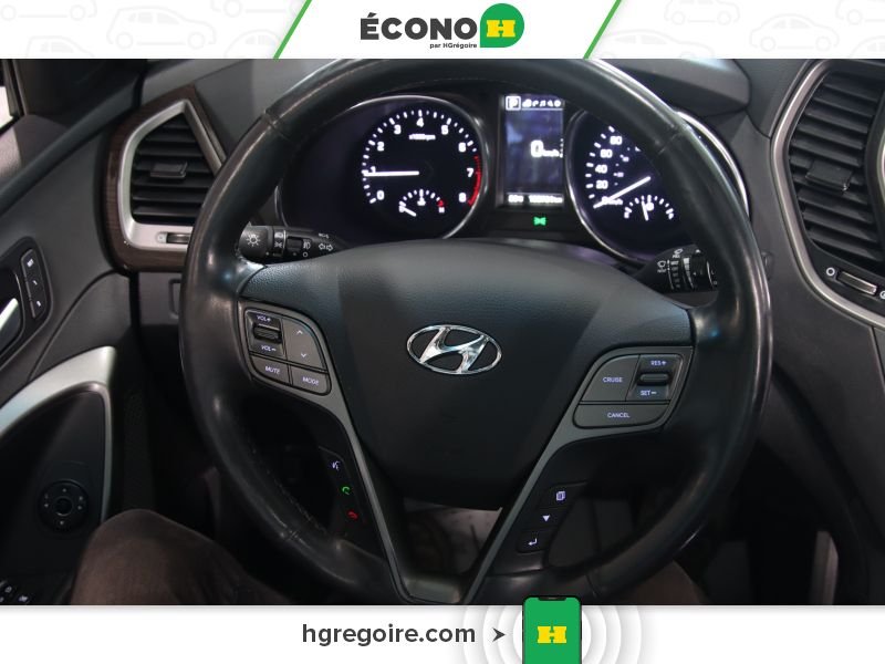 Hyundai Santa Fe 821072 | Limited AWD CUIR TOIT BLUETOOTH CAMÉRA MAGS 2017 Noir Laval - photo #12
