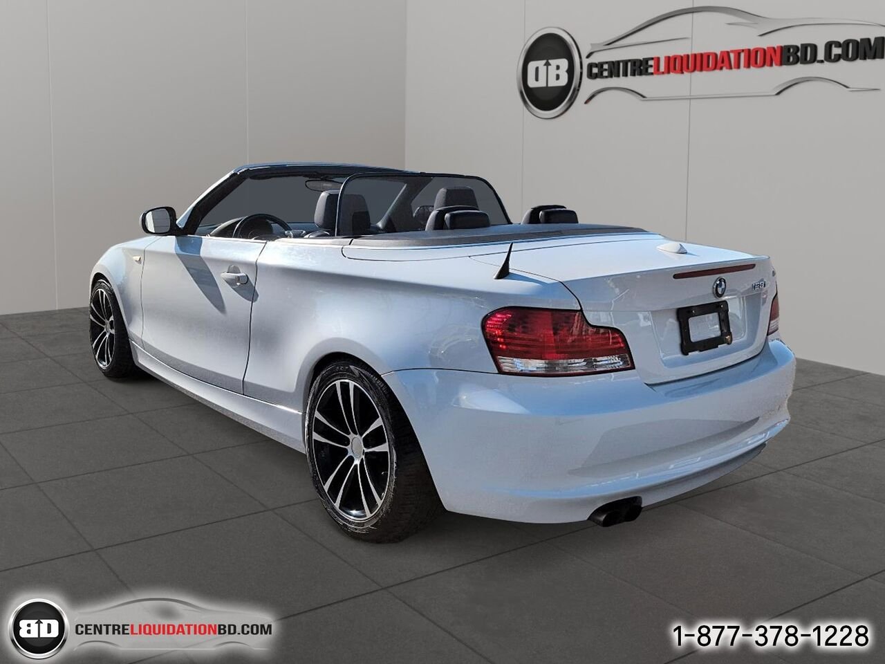 2011 BMW Série 1 Cabriolet 2 portes 128i | BD0413A White Granby - photo #8