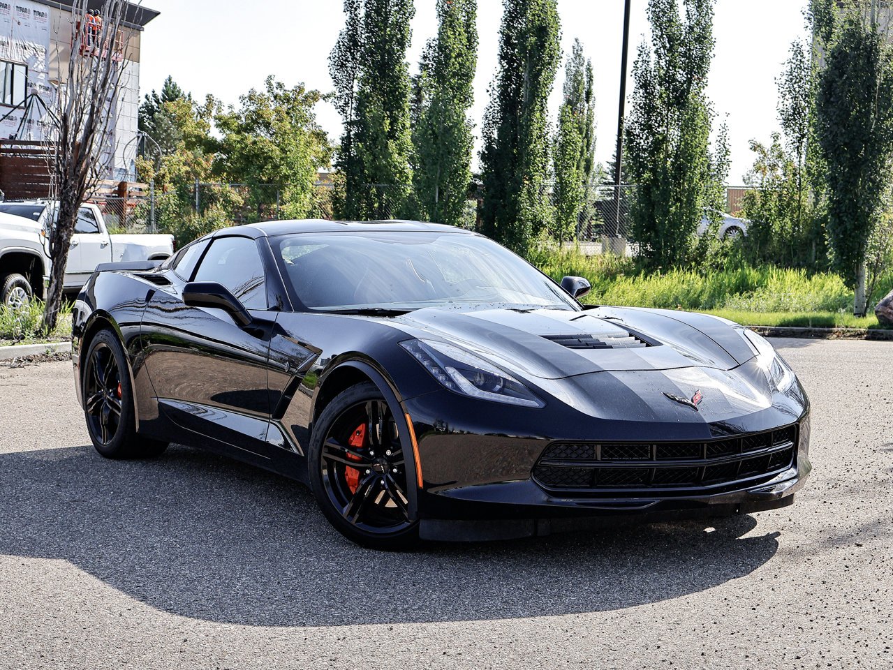 2017 Chevrolet Corvette 2dr Stingray Cpe w/1LT Black Sherwood Park - photo #1