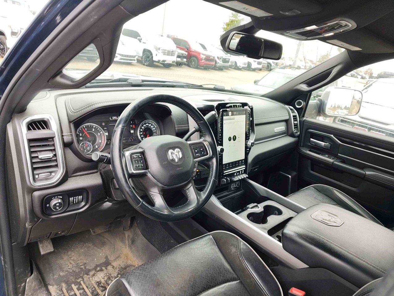 2022 Ram 3500 Laramie 4x4 Crew Cab 6'4 Box Blue Sherwood Park - photo #6