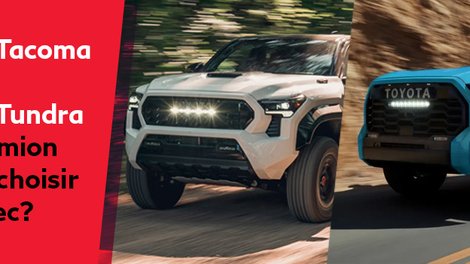 Toyota Tacoma ou Toyota Tundra : quel camion Toyota choisir à Québec?