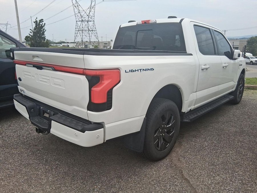 Ford F-150 Lightning LARIAT SuperCrew LONG RANGE 2023 2023 Blanc