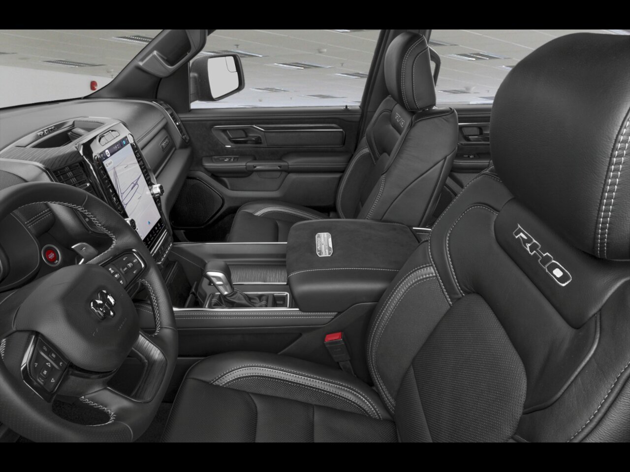 RAM 1500 270110 | RHO cabine d'équipe 4x4 caisse de 5 pi 7 po 2027 Vert Serrano métallisé Gatineau - photo #5