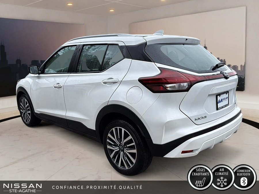 Nissan Kicks SV TA | 1 PROPRIÉTAIRE | JAMAIS ACCIDENTÉ | VOLANT CHAUFFANT | DÉMARRAGE À DISTANCE | CARPLAY 2024 Blanc