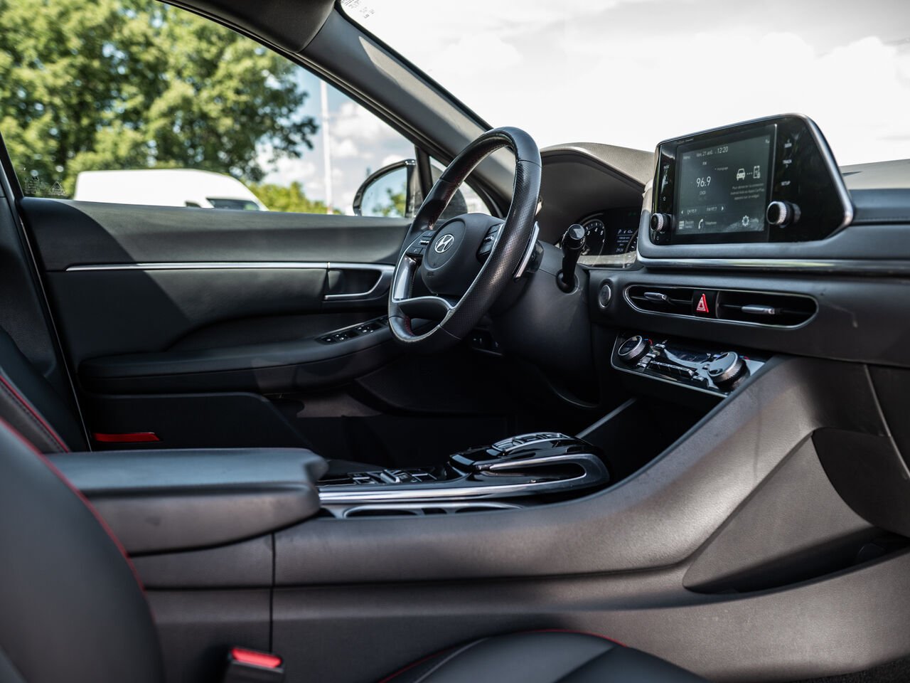 Hyundai Sonata 2022 Blanc Sainte-Julienne - photo #8