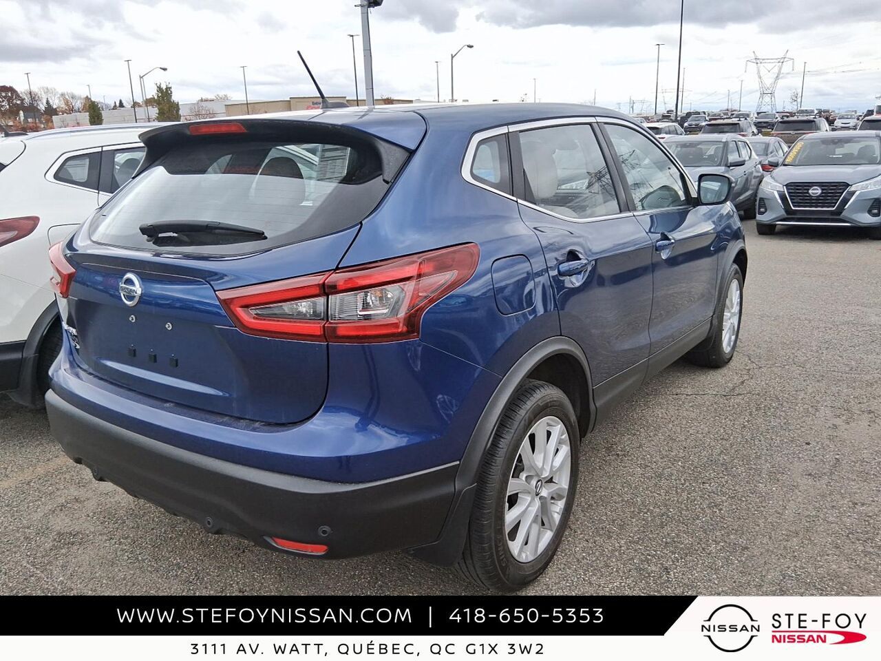 Blue 2021 Nissan Qashqai SUV / Crossover  Continuously Variable Transmission