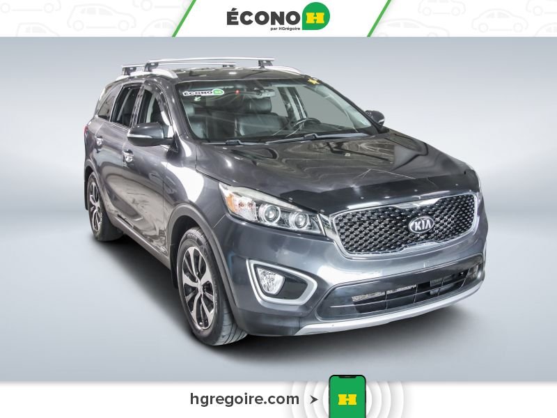 Kia Sorento EX Turbo AWD CUIR BLUETOOTH CAMÉRA MAGS 2018 Gris
