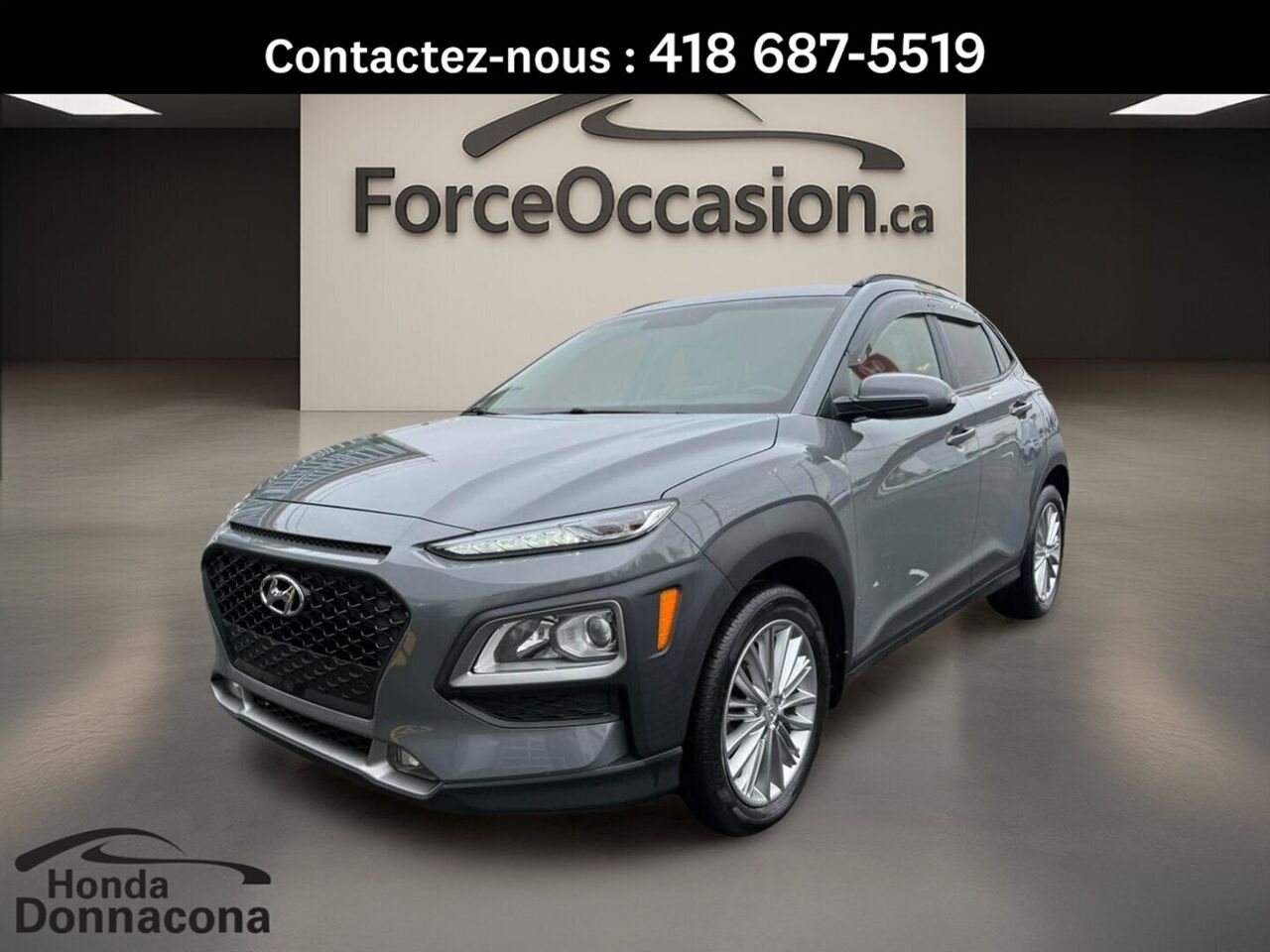 Hyundai Kona 2021 Gris Donnacona - photo #0