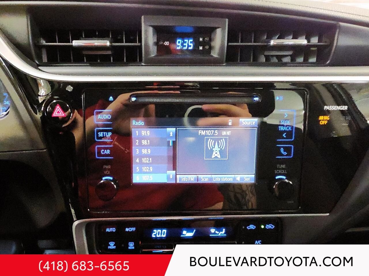 Toyota Corolla 100320A-40 | LE, GROUPE AMÉLIORÉ 2017 Gris Québec - photo #11