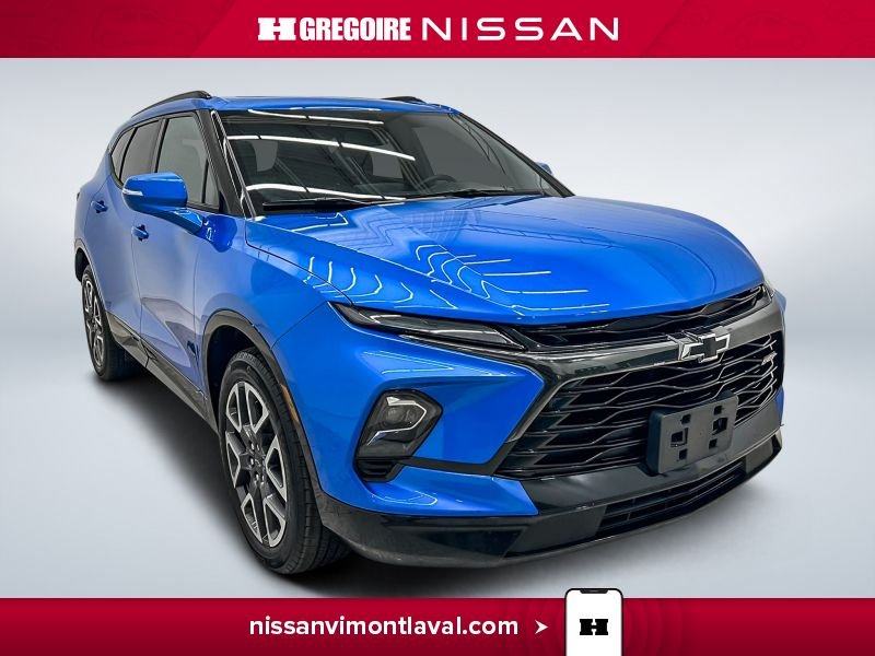 Chevrolet Blazer RS AWD CUIR CARPLAY ANDROID AUTO 2024 Bleu