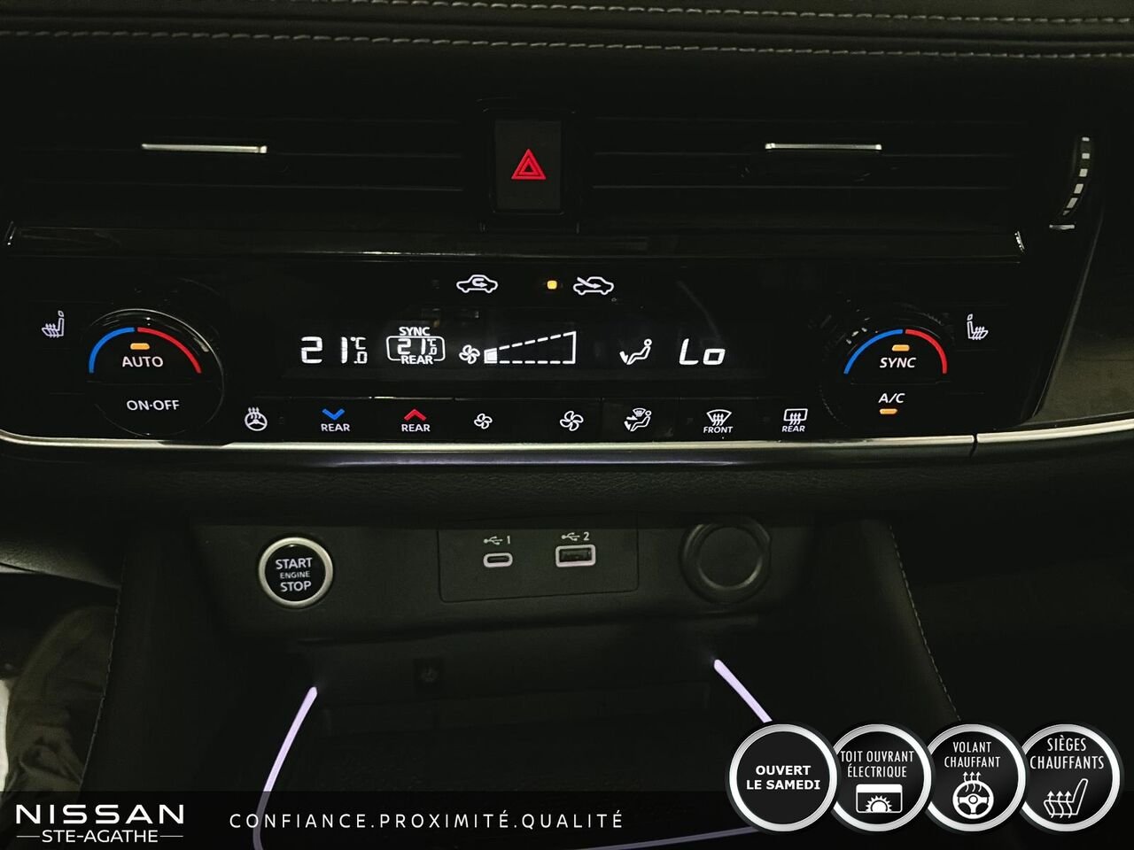 2021 Nissan Rogue TRACTION INTÉGRALE | TOIT OUVRANT PANORAMIQUE | CUIR | BOSE | UN SEUL PROPRIÉTAIRE White Saint-Jérôme - photo #21