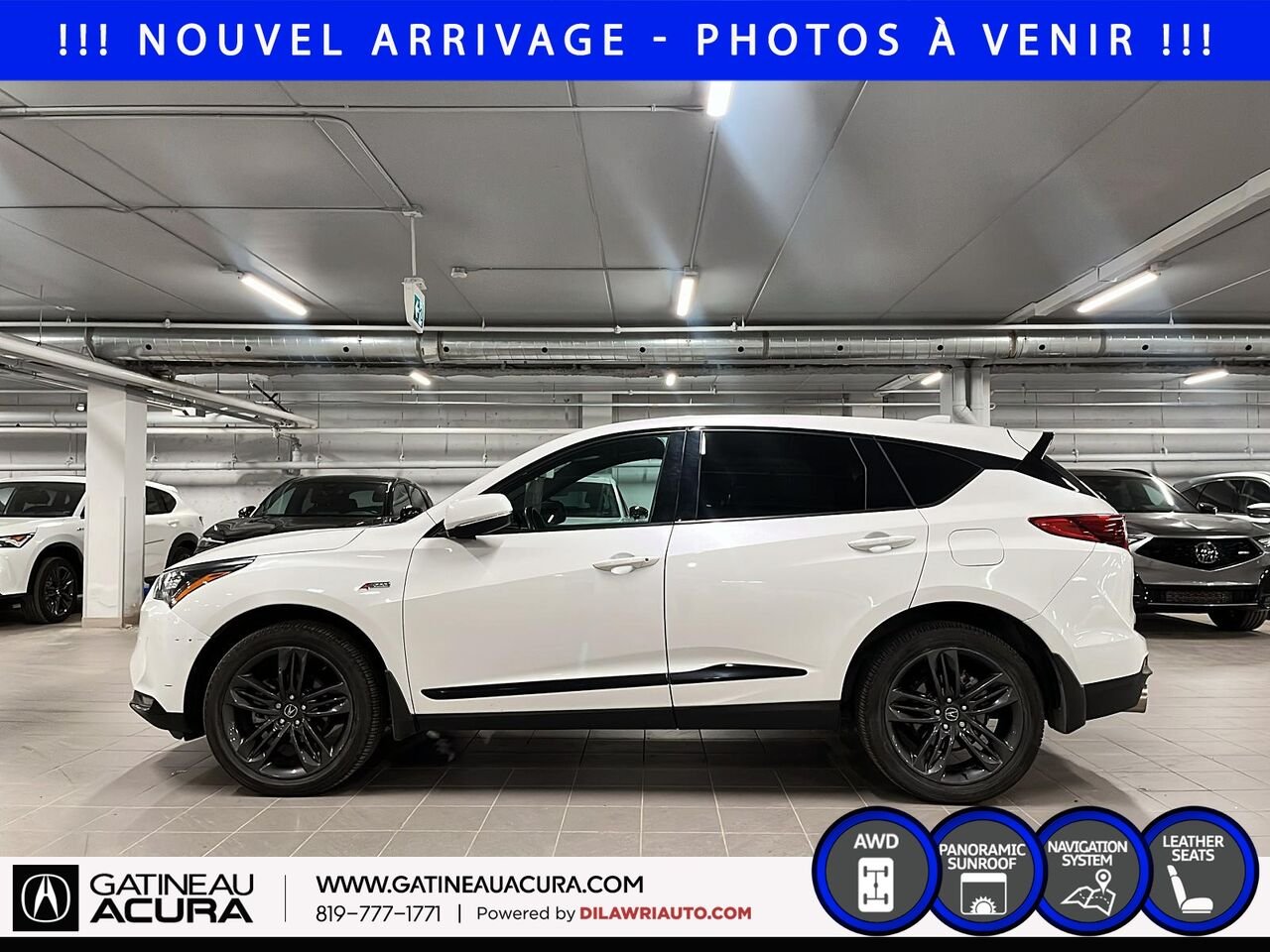 2023 Acura RDX A-Spec SH-AWD White Ottawa & Gatineau - photo #7