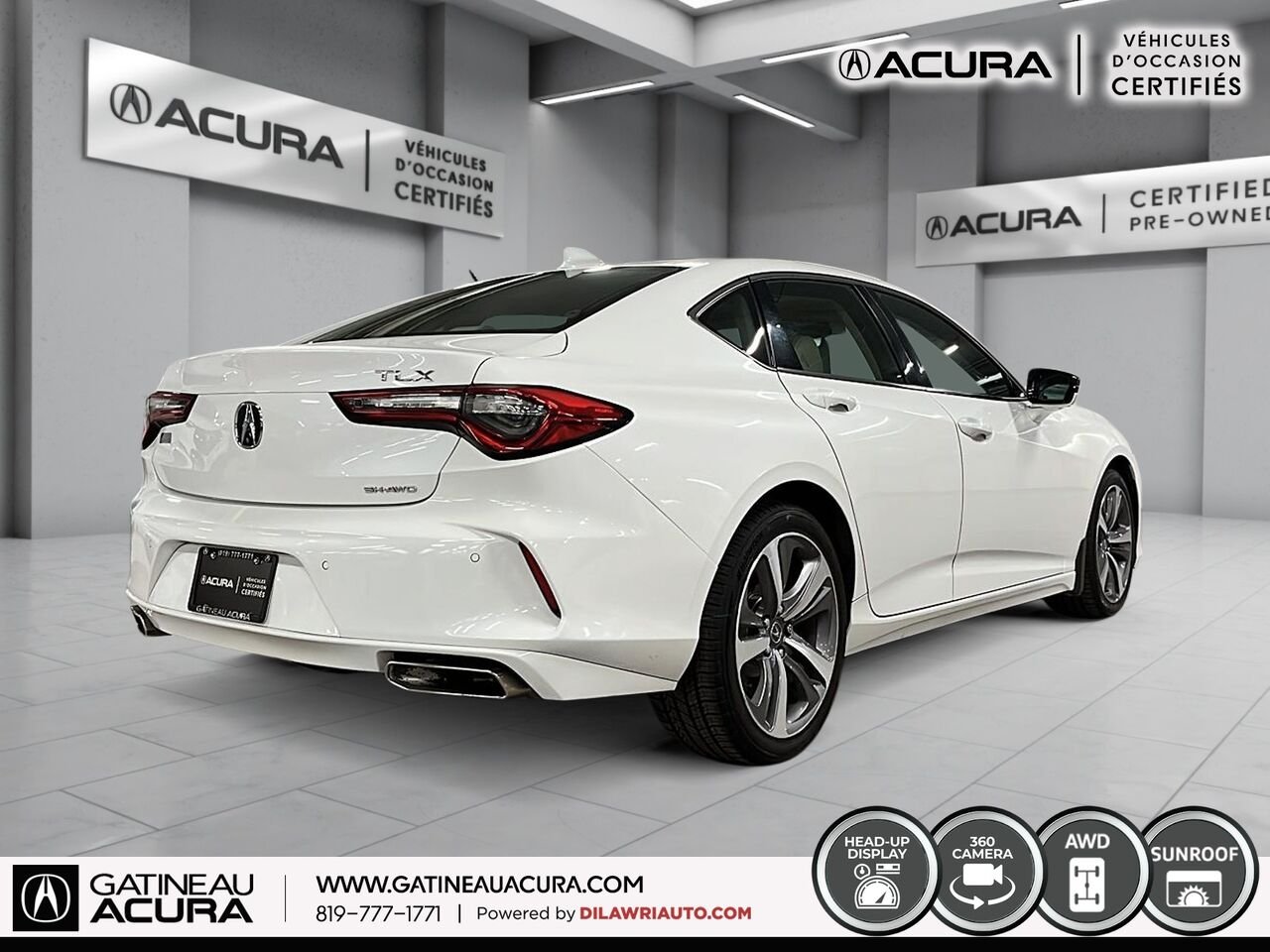 2021 Acura TLX Platinum Élite berline SH-AWD White Gatineau - photo #15