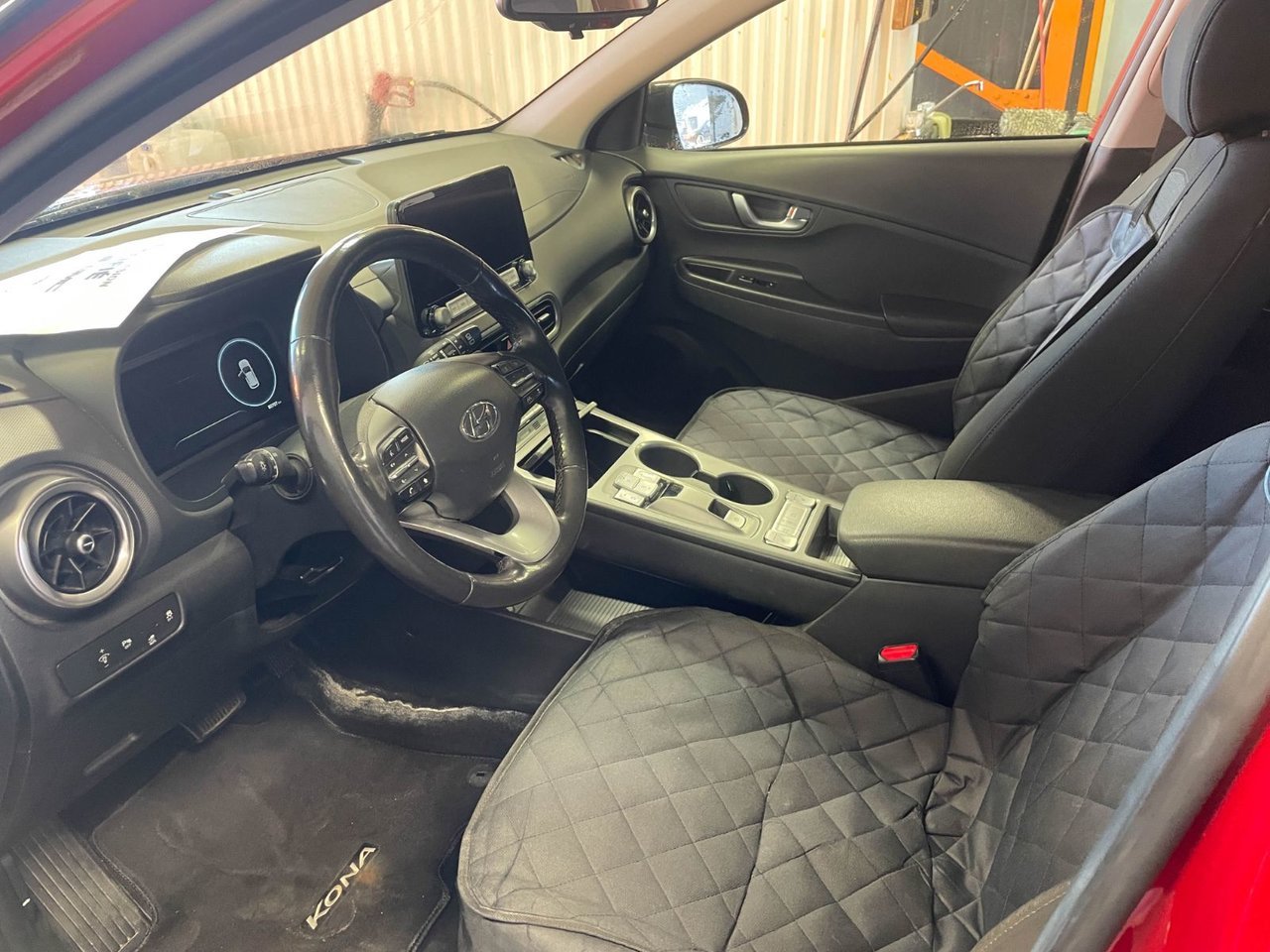 2023 Hyundai Kona Electric PREFERRED *CHARGE RAPIDE* SIEGES CHAUF *REG ADAPT Red Saint-Jérôme - photo #2