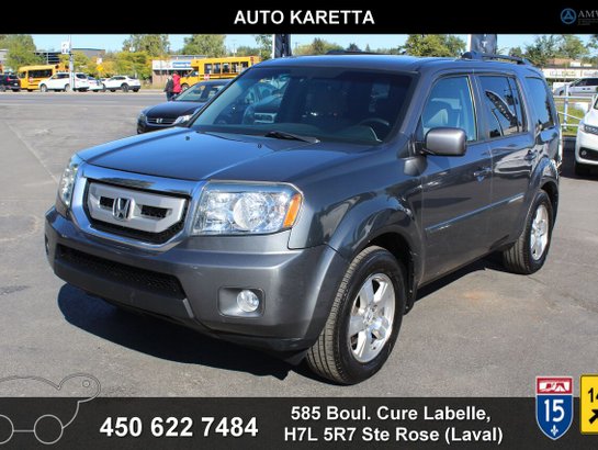 2011 Honda Pilot EX AWD 8 Passagers+2 sets mags+pneus ete/hiver Grey