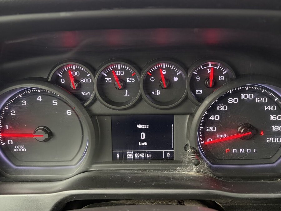 CHEVEROLET SILVERADO DIESEL Custom cabine multiplace 4RM 159 po 2024 Blanc