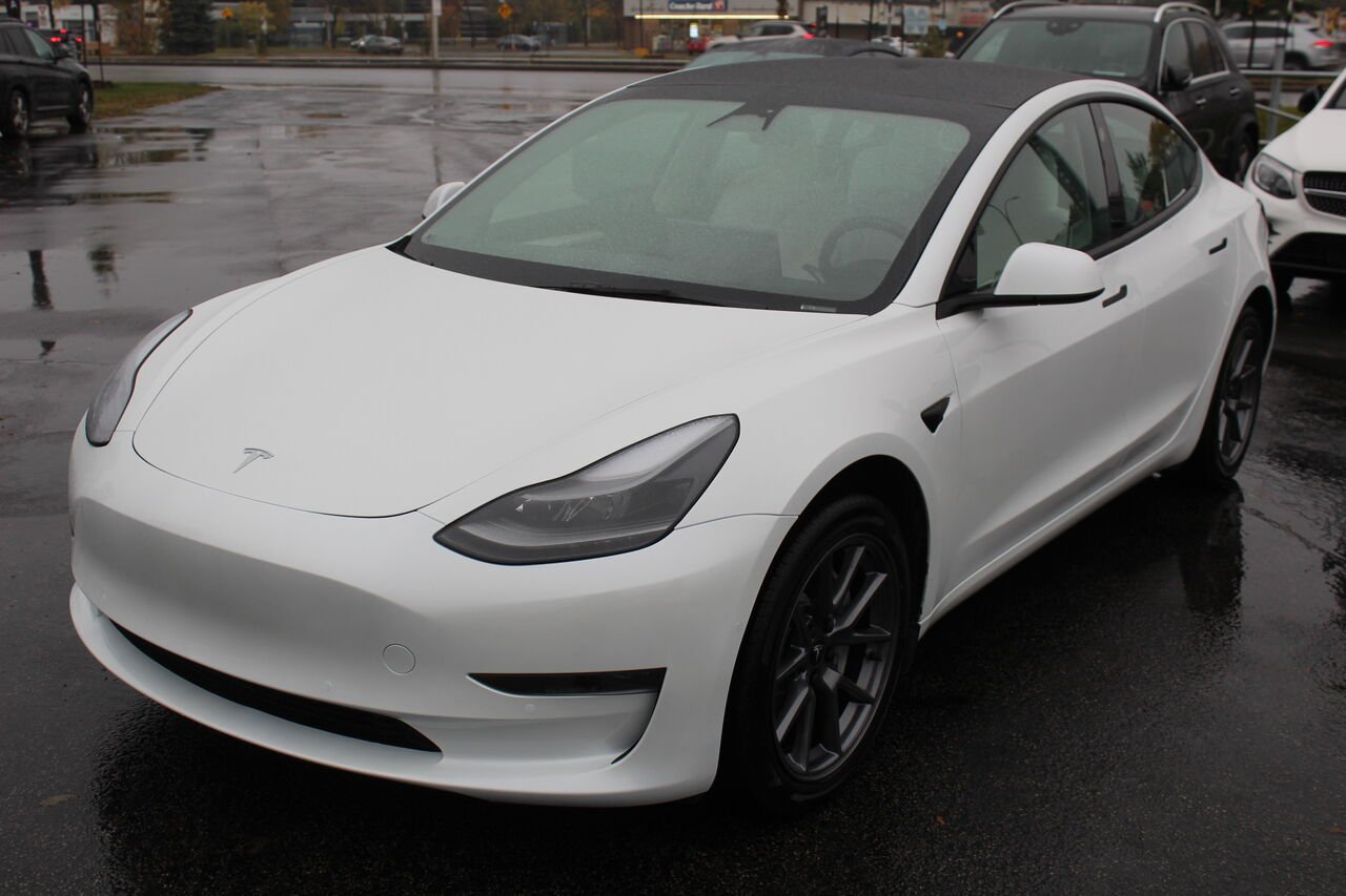 Tesla Model 3 VIN: 5YJ3E1EA5NF309574 2022 Blanc Sainte-Rose - photo #1