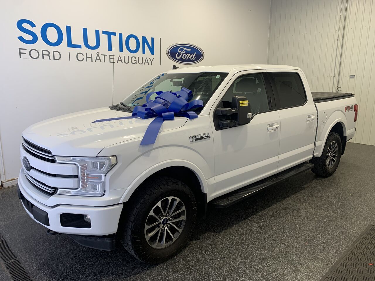White 2019 Ford F-150 Pickup Truck Four-Wheel Drive Automatic