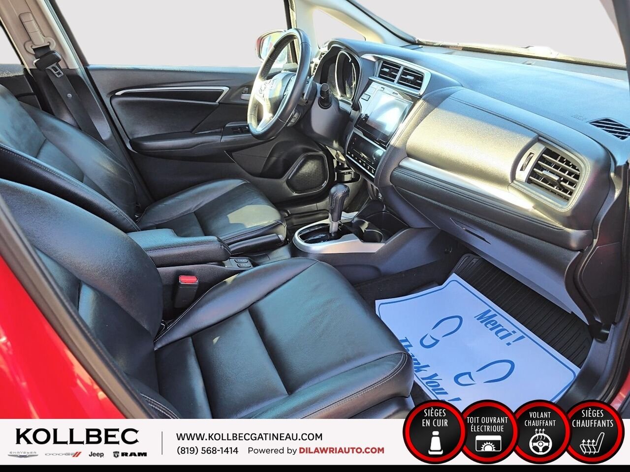 HONDA FIT EX-L Navi 2018 Rouge Ottawa & Gatineau - photo #19