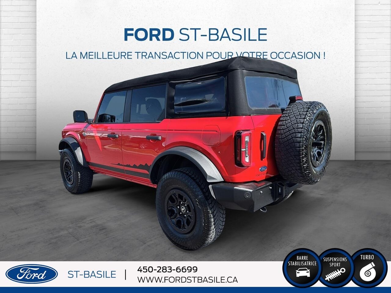 Ford Bronco 2023 Rouge Saint-Basile-le-Grand - photo #4