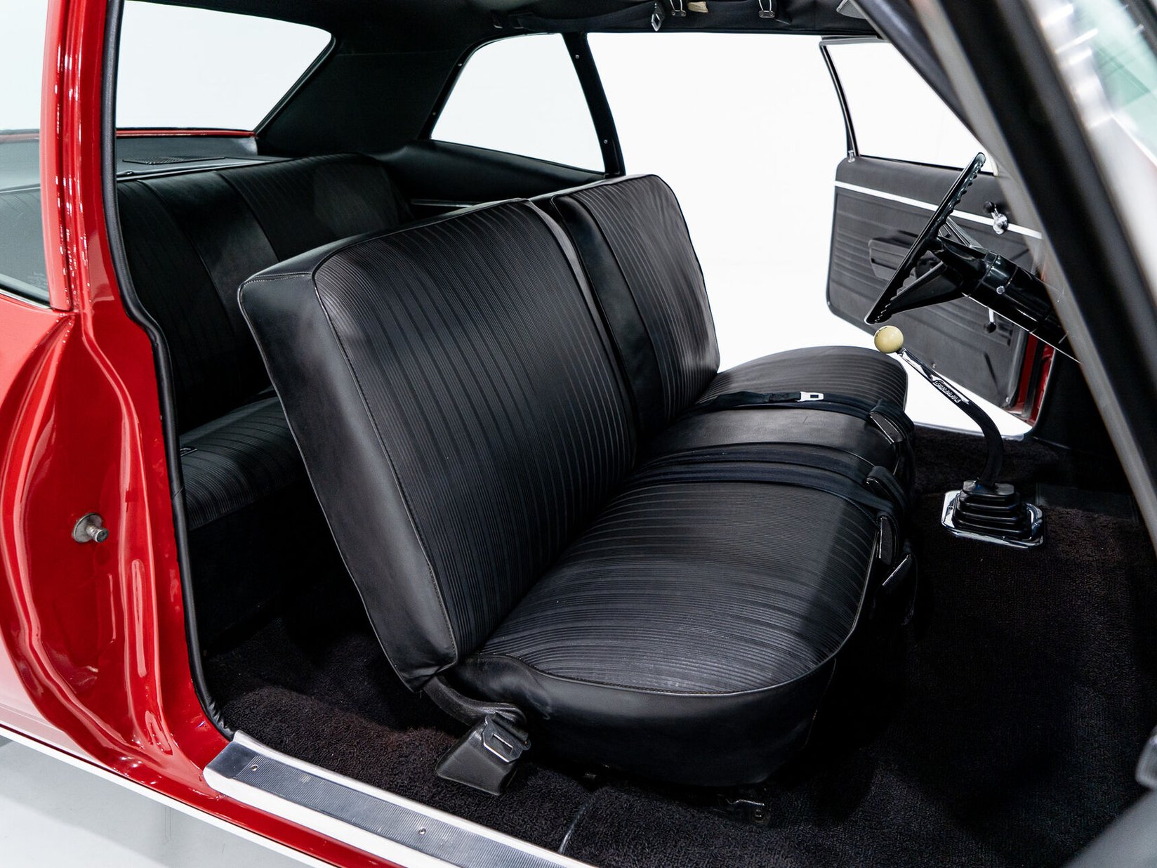 Chevrolet Biscayne **PRIX EN USD** L36 4 speed GM Canada paperwork 1968 Rouge Montréal - photo #14
