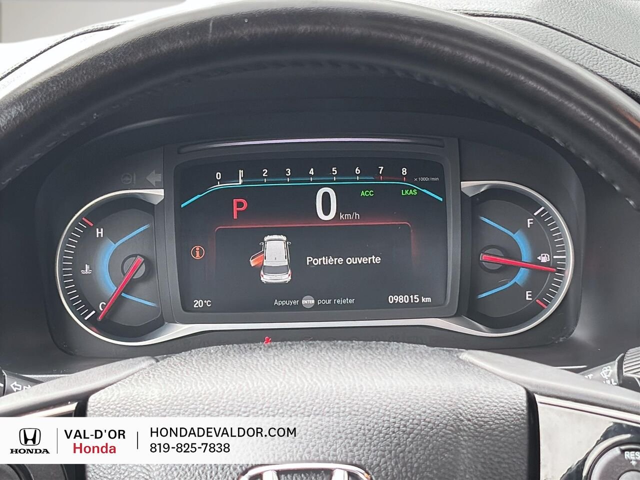 2019 Honda Pilot Touring 8 places AWD Grey Val-d'Or - photo #9