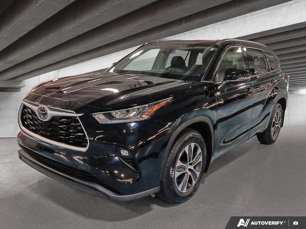 2021 Toyota Highlander 2602235A | XLE, well maintained local trade in. Black Edmonton - photo #0