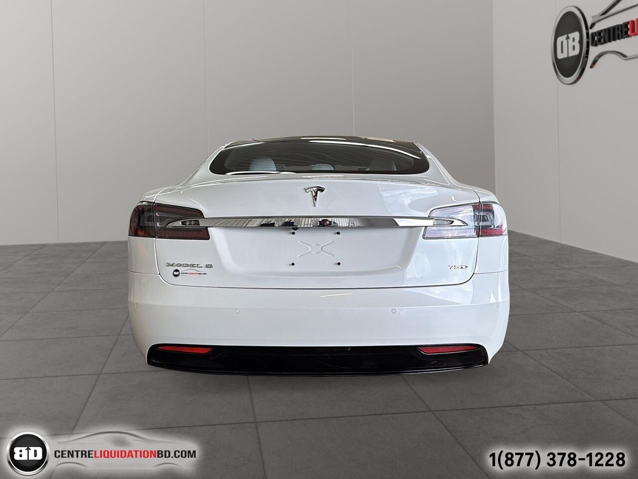 2017 Tesla Model S 75D DUAL MOTOR | BD0355 White Granby - photo #6