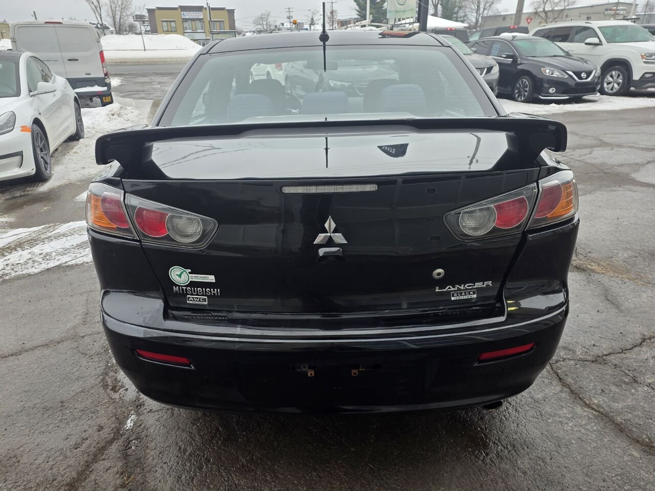 2017 Mitsubishi Lancer Black  - photo #4