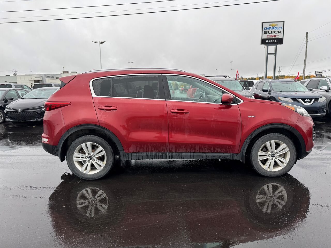 Kia Sportage LX 4 portes TI 2017 Rouge Val-d'Or - photo #1