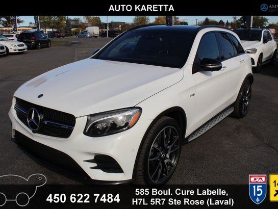 Mercedes-Benz GLC 43 43 Amg sport Night Pack panoramic navi led mags 21' 2019 Blanc