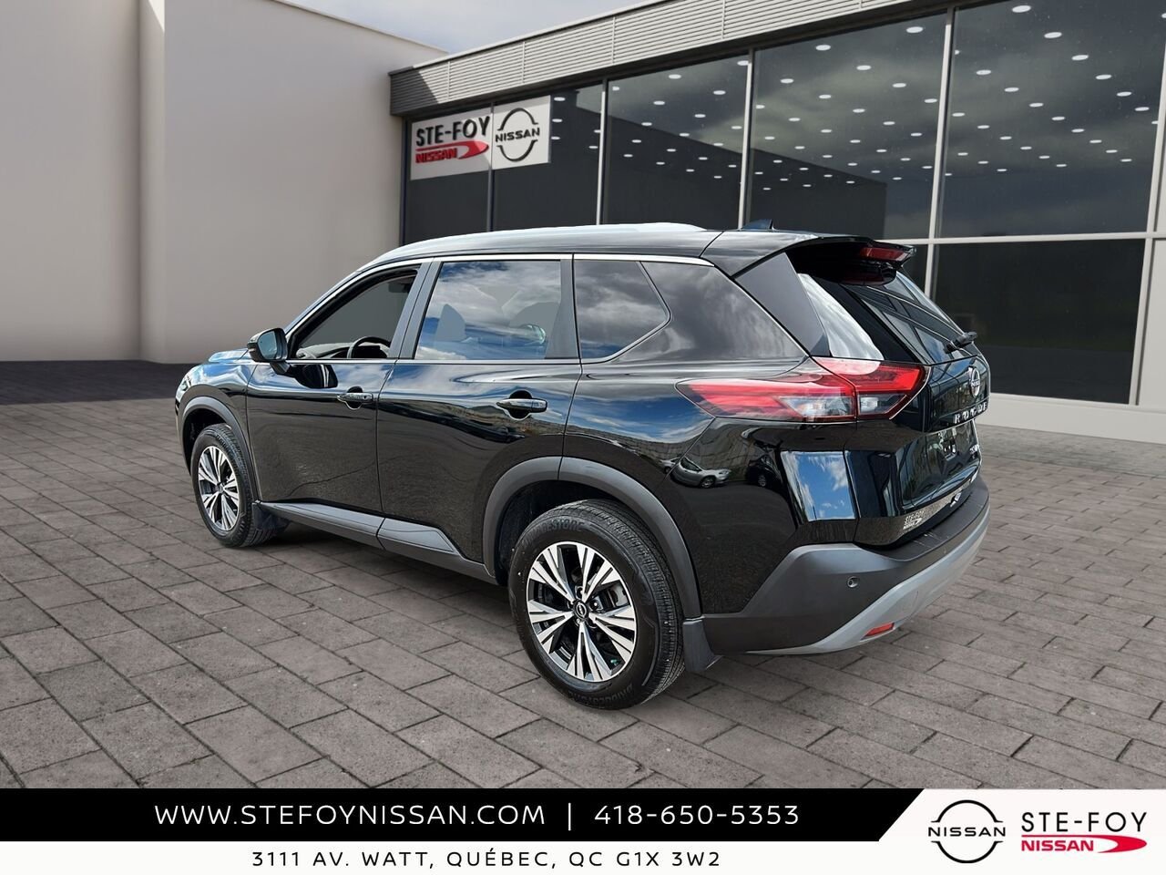 Nissan Rogue SV TOIT OUVRANT 2023 Noir Ste-Foy - photo #3