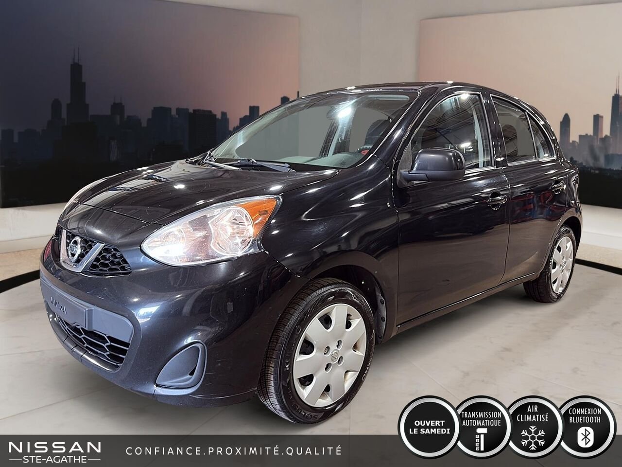 2017 Nissan Micra Black Saint-Jérôme - photo #0