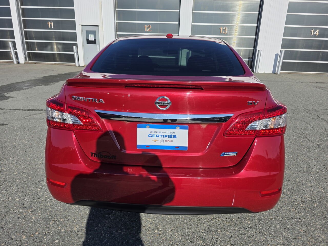 Nissan Sentra Berline 4 portes, CVT SV 2014 Rouge Rouyn-Noranda - photo #34